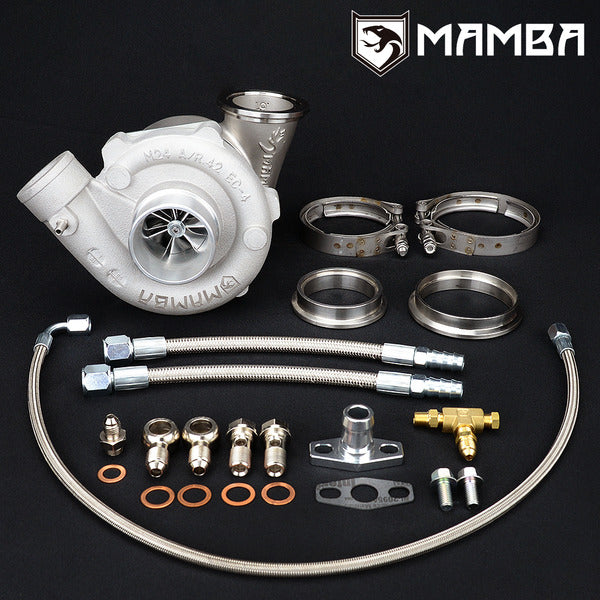 Mamba 9-7 2.4" A/R.42 GTX2863R Ball Bearing Turbocharger .61 V-Band In & Out Hsg