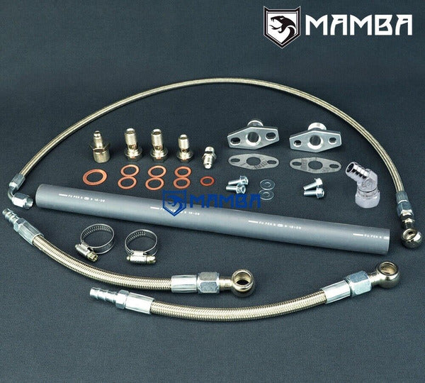 Mamba Turbocharger Oil & Water Line Kit Toyota Land Cruiser 1HD 3S-GTE TD05 TD06 16G 18G 20G