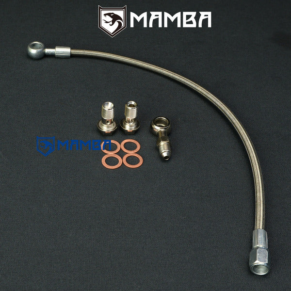 Mamba 12~ FIAT 500 Abarth 1.4T Garrett 810944 GT1446 PTFE Turbocharger oil Feed Line