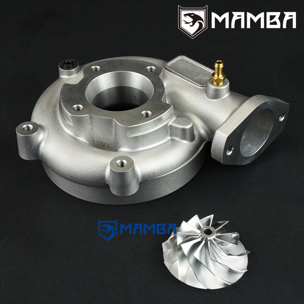 Mamba Convert TOYOTA CT26 to 1HD-FTE Turbocharger Cover Housing + Billet Wheel (45.8/64.9)