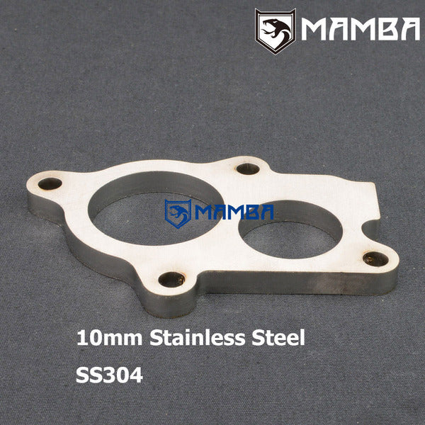 Mamba Turbocharger Down Dump Pipe Flange for Mitsubishi Greddy TD04H TD04HL Stainless SS304
