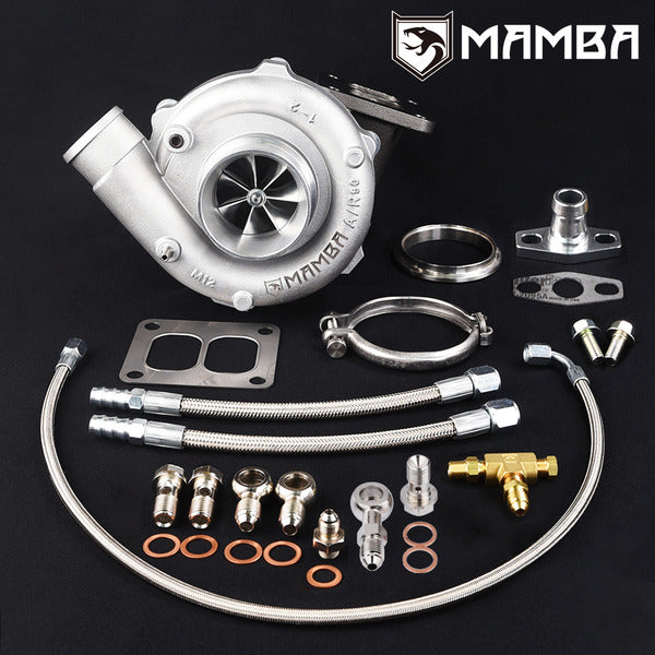 Mamba 7+7 3" A/R.50 T04E Ball Bearing GTX3582R Turbocharger + 1.06 T4 Divided