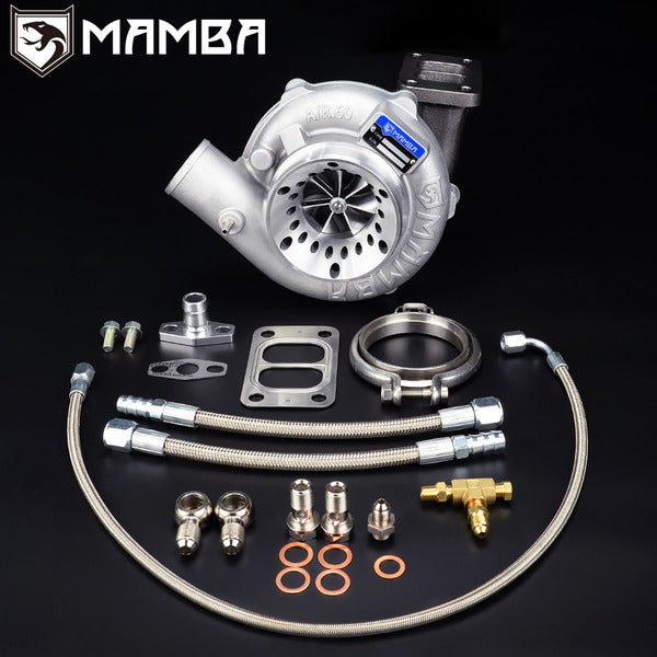 Mamba 7+7 Universal 4" A/R. 60 GTX3071R Ball Bearing Turbocharger + .82 T3 Twin Scroll