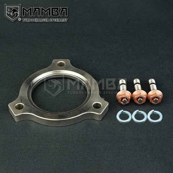 Mamba VOLVO S70 6cm 7cm TD04HL Straight Turbocharger Turbine Outlet Flange 2.75" Dump Pipe
