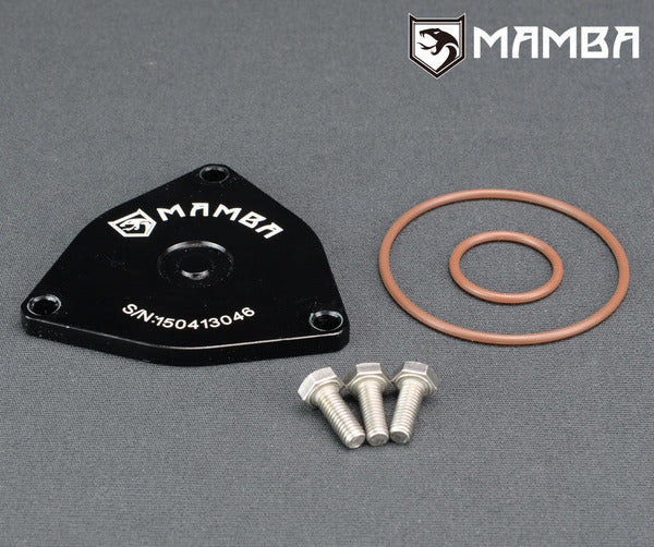Mamba Turbocharger Blow Off BOV Blanking Off Plate for SAAB Dodge SRT4 Hyundai Genesis TD04 TD05