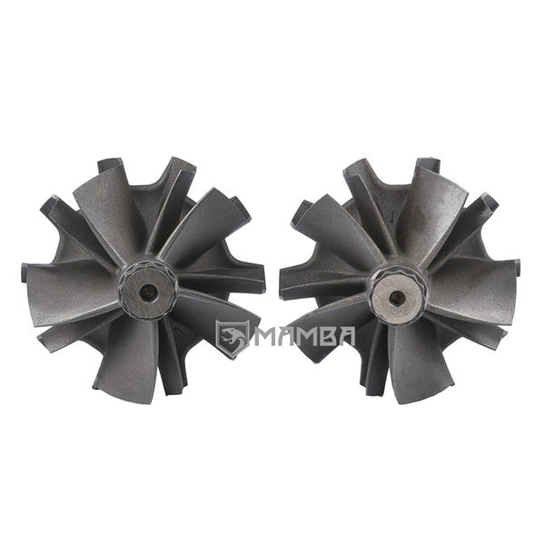 Mamba D5 (5+5) Twin Turbine Wheel For Porsche Panamera 2.9L (47.5/50/InD+7/ExD+8.8)