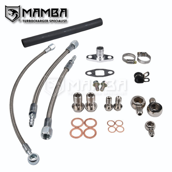 Mamba Turbo Oil & Water Line Kit Fits Nissan R33 RB25DET GTS-T 45V1