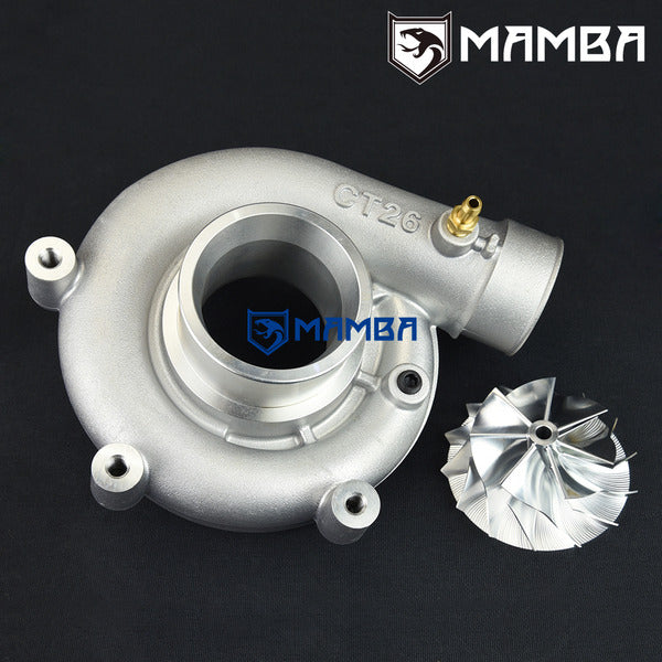 Mamba TOYOTA CT26-GTX3576RS Upgrade Turbocharger Compressor Housing + Billet Wheel (59/76)