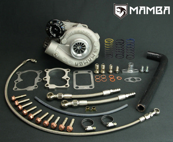 Mamba Ball Bearing Turbocharger 2.4" GT2554R For Nissan SD33T 3.3L + .42 T3 Hsg