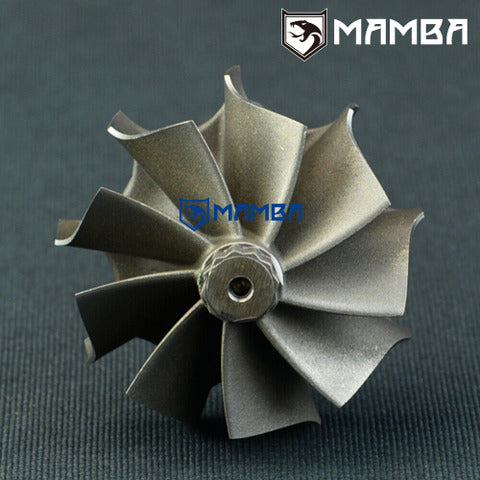 Mamba 9 Blade Garrett GT28R High Flow turbine wheel (47/53.8) Shaft Length 109mm