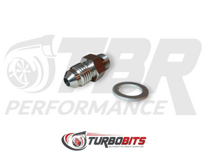 AN4 Oil feed fitting for Journal bearing turbo