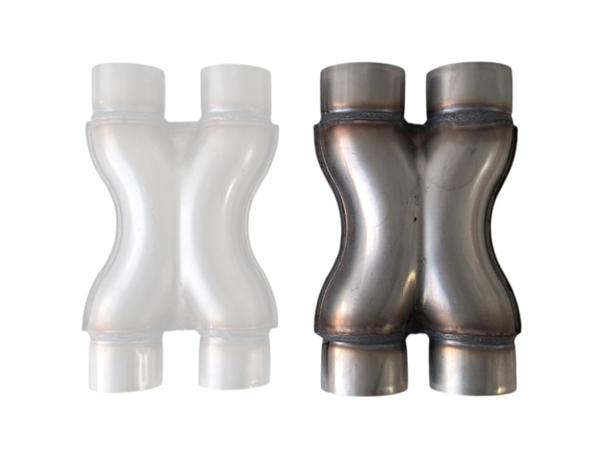 Universal Stainless Steel Exhaust X-Pipe