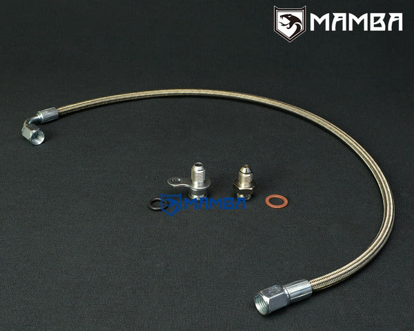 Mamba Turbocharger Oil Feed Line for AUDI VW Golf MK7 GTI R S3 GT28R Ball Bearing CTS 2.0T