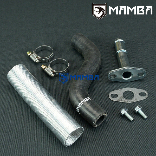 Mamba FKM Turbocharger Oil Return Drain Pipe 07~ VOLVO S40 V50 1.6L DV6A DV6B TD025S2-06T4