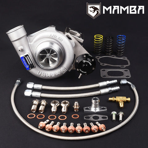 Mamba 7+7 Uni 2.25" A/R.60 GTX2863R Ball Bearing Turbocharger .42 T25 5 Bolt Hsg