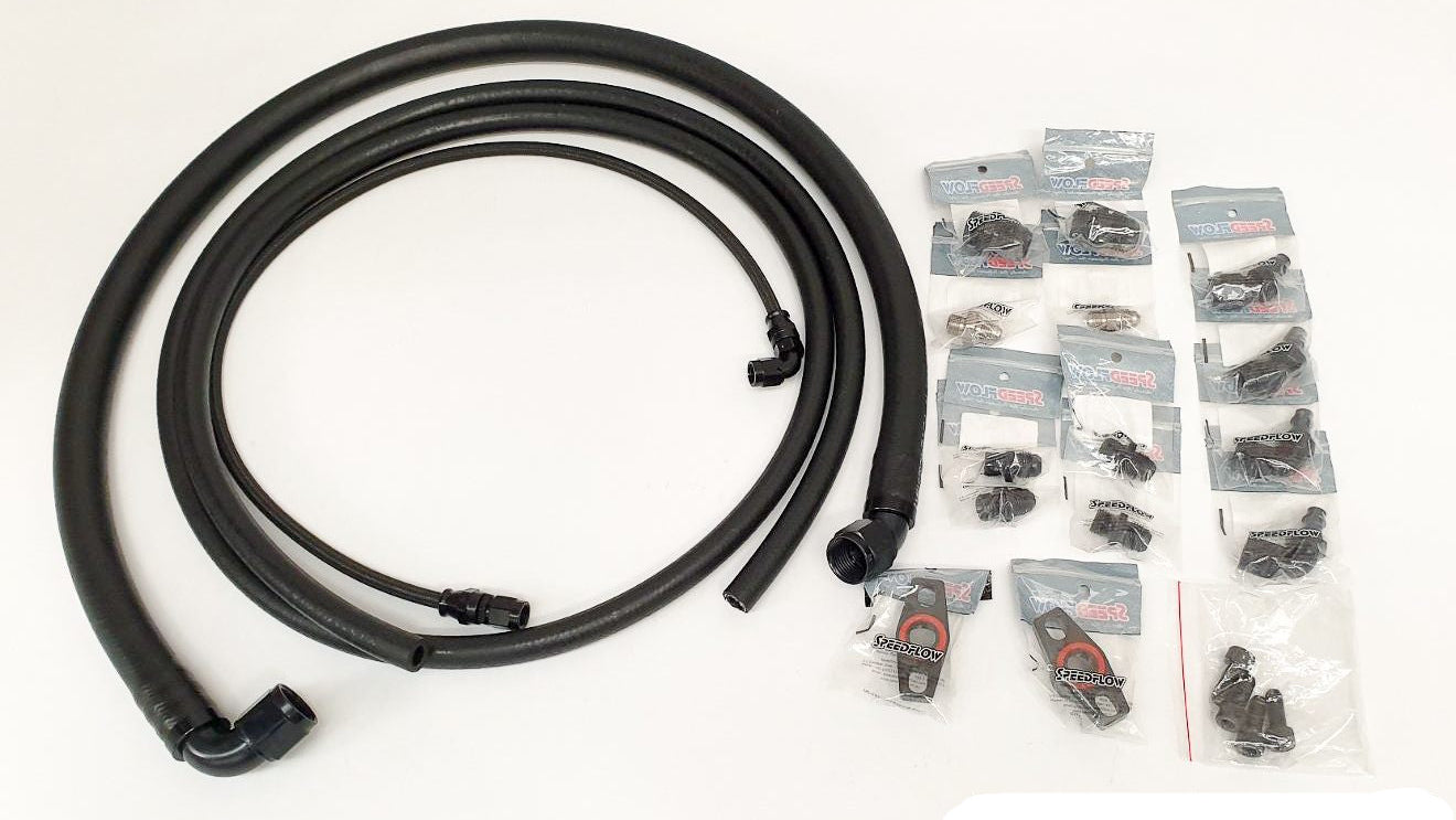 Garrett GT30 / GT35 Oil & Water Line Kit High Mount