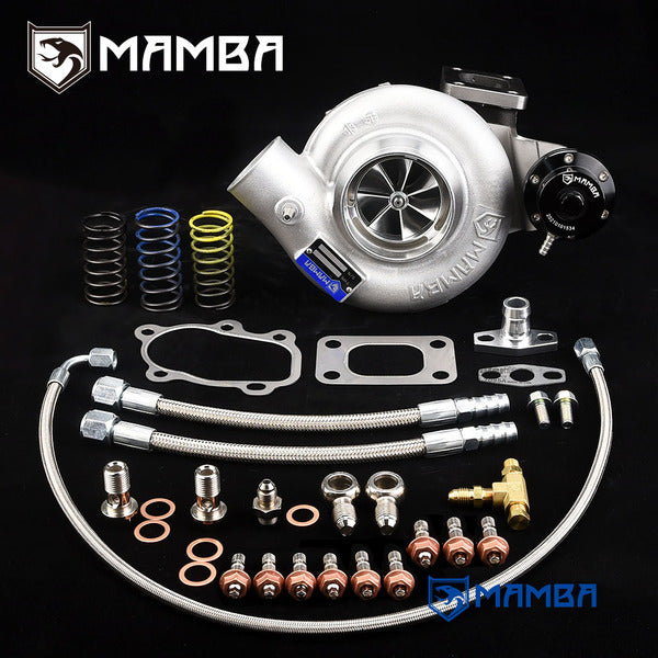 Mamba 7+7 Universal 3" 5200 GTX3076R Ball Bearing Turbocharger + .64 T25 5 bolt Hsg
