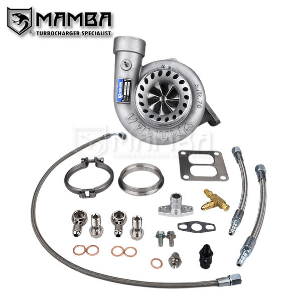 Mamba 7+7 4" A/R.70 Bullet AS Ball Bearing Turbocharger GTX3584R 1.06 T4 Divided