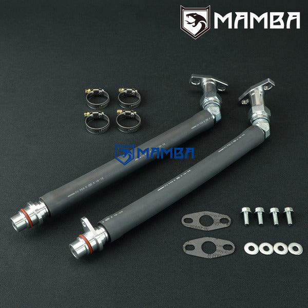 Mamba Turbocharger Oil Return Line Kit For Audi RS4 S4 A6 Quattro 2.7T K04-025 K04-026