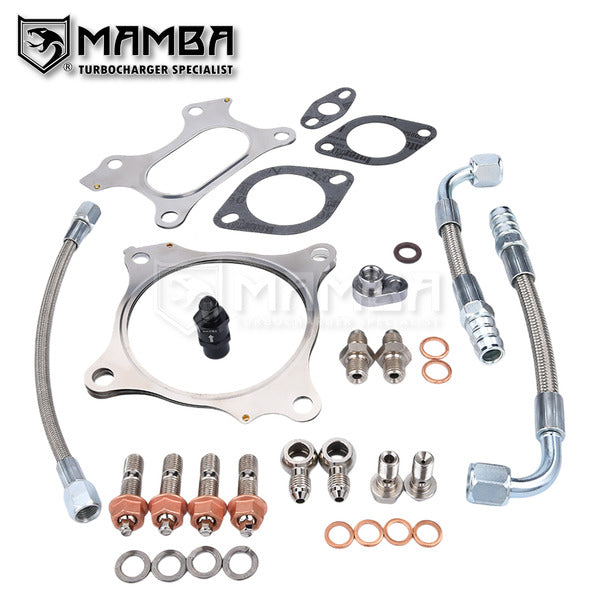 Mamba Honda Civic Type-R K20C FK2 FK8 TD04HLXB Ball Bearing Turbo Install Kit