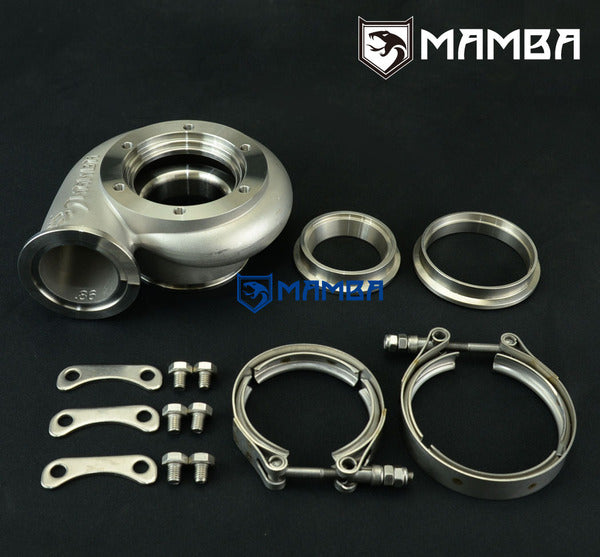Mamba SUS310 V-Band Turbocharger Turbine Housing A/R .86 Gen I & II GTX3582R Ball Bearing