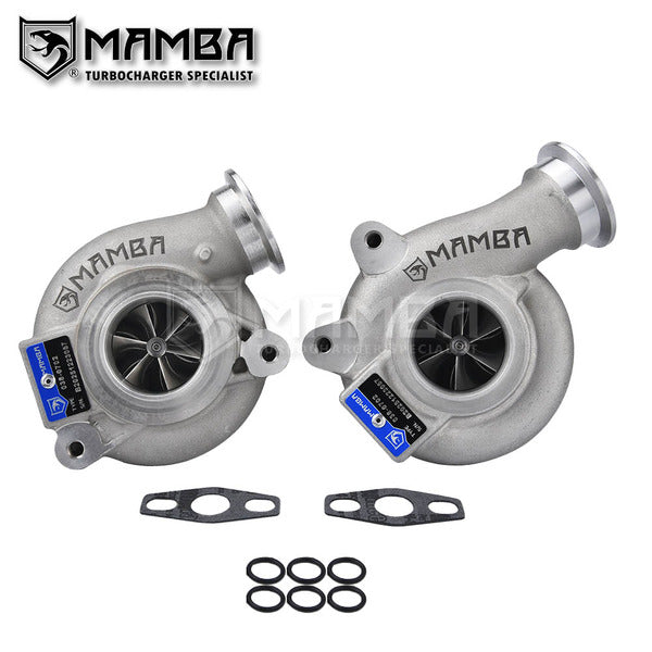 Mamba LHD MAMBA 9-6 Heavy Duty Turbocharger Supercore / BMW N54 TD03-10T High Flow 9 Blade TW