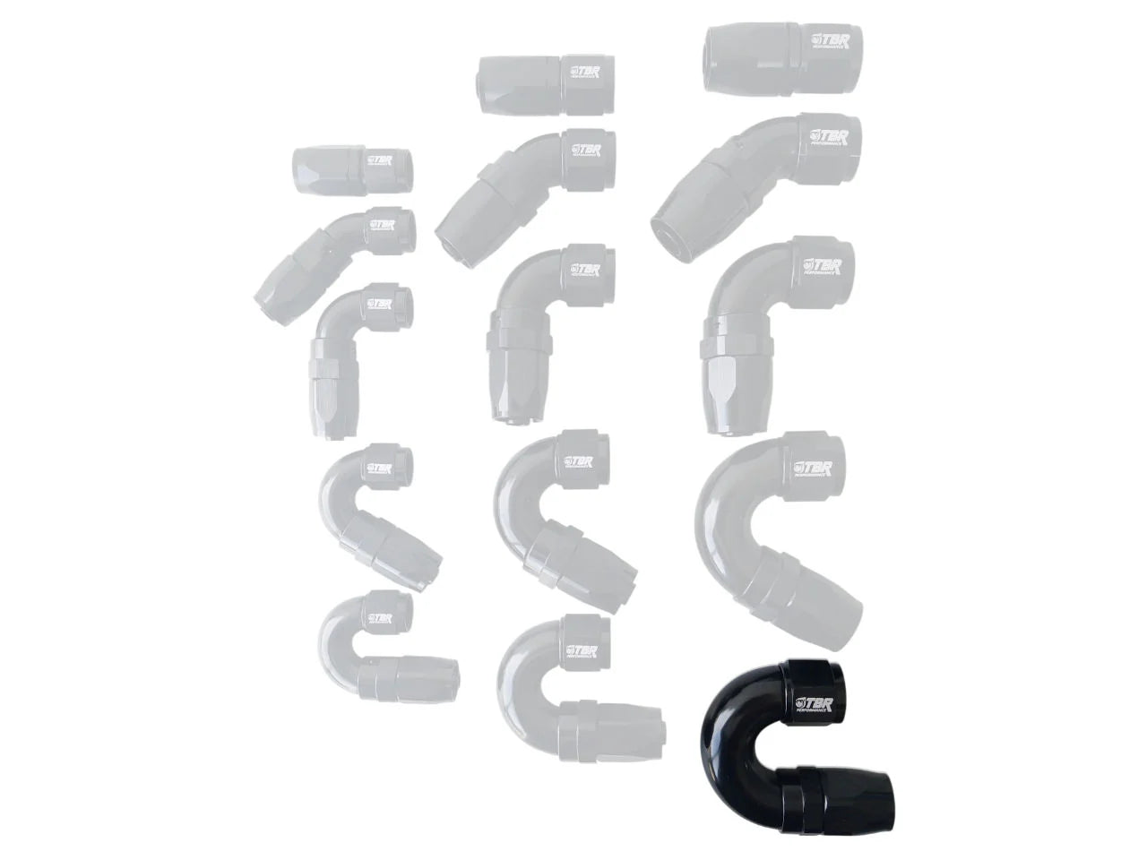 AN10 Swivel Full Flow Fittings - TBR Performance