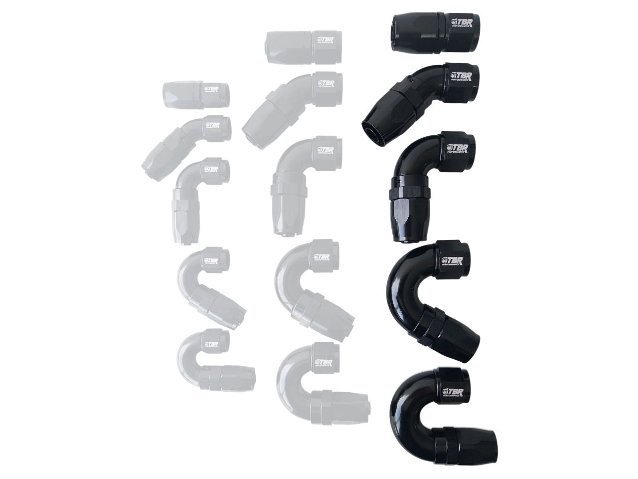 AN10 Swivel Full Flow Fittings - TBR Performance