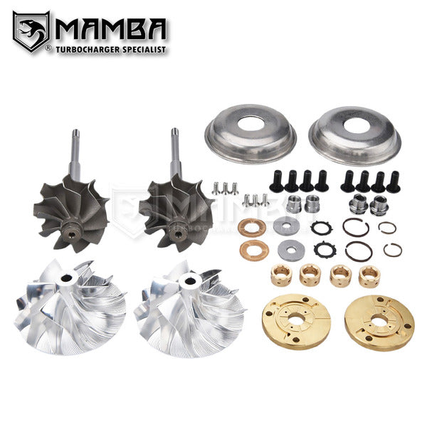 Mamba Heavy Duty Turbocharger Upgrade Kit + 54mm CW + 43mm TW For AMG C43 M276 550HP