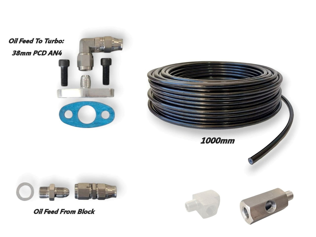 Universal Turbo Oil Feed Kit - Select Options Needed