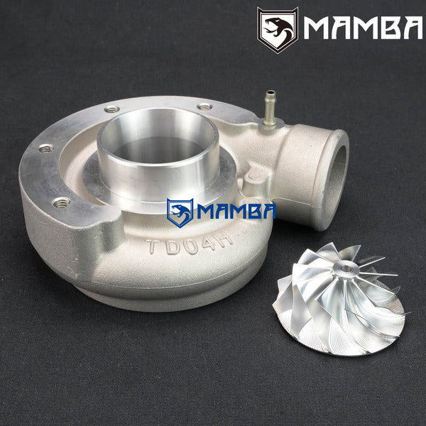 Mamba 2.35" Mitsubishi TD04H 20T Turbocharger Compressor Housing + 11+0 Billet Wheel
