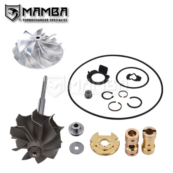 Mamba 9-7 K04 Turbocharger Upgrade repair Kit + Billet wheel (51/62) + K04-064-9B TW