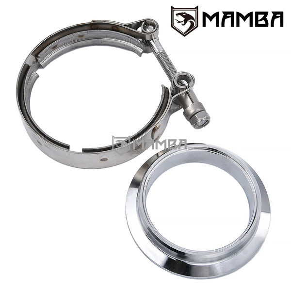 Mamba 3.5" Turbine Housing Inlet Flange Ring Fits Garrett G40 G42 G45 VB/VB V-Band