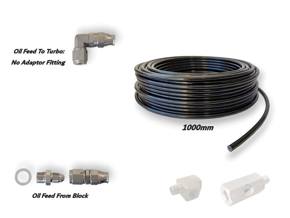 Universal Turbo Oil Feed Kit - Select Options Needed