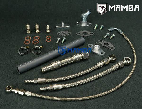 Mamba Turbocharger Oil Water Line TOYOTA 1JZ-GTE 2JZ-GTE Garrett T3/T4 16mm Water Bolt