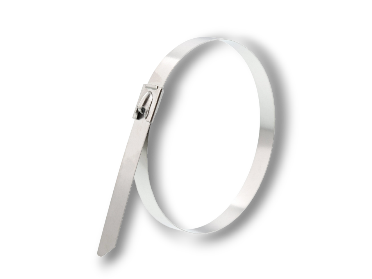 Amarre de acero inoxidable de 300 mm.