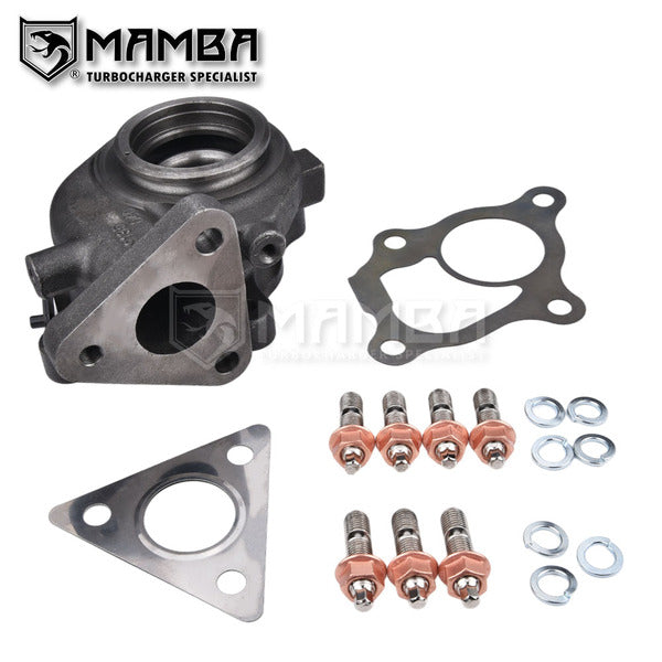 Mamba Turbocharger Turbine Housing fits 97~ Mitsubishi 4M40T Challenger TF035-2 49135-03200