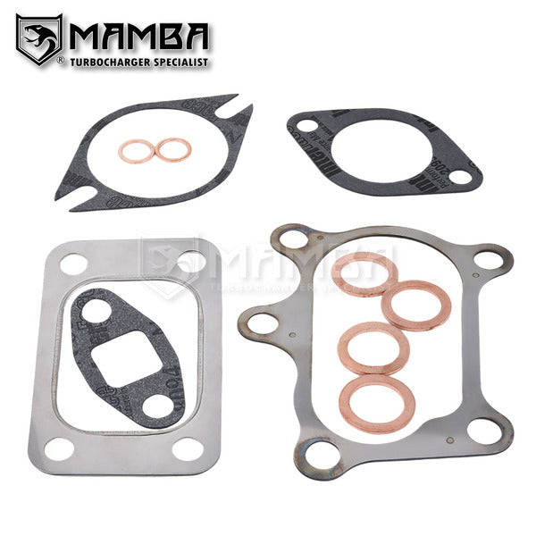 Mamba SUS304 Turbocharger Gasket Set Fits Nissan VQ25DET VQ30DET Gloria Cedric Leopard Cima (11 Pcs)
