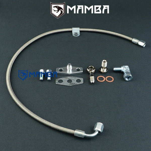 Mamba Turbocharger Oil Feed Line Kit 84~85 MAZDA Rotary RX-7 12A HITACHI HT18 HT18S-BM