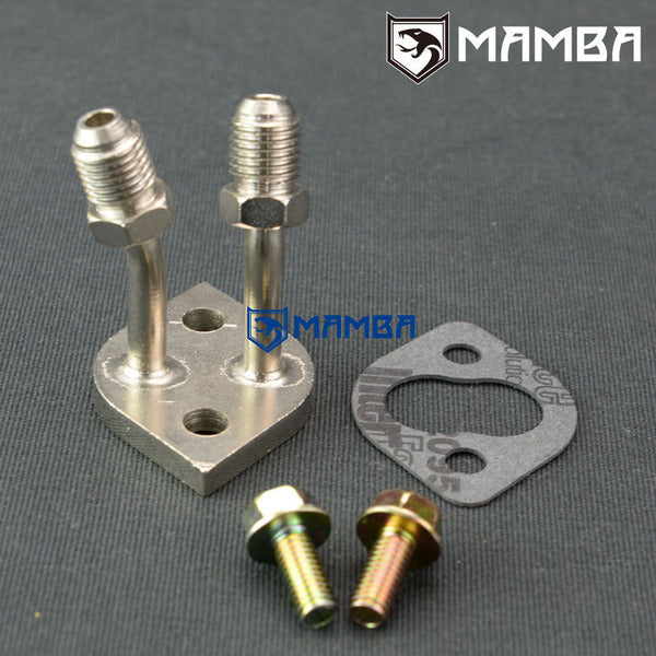 Mamba Turbocharger Water Coolant Flange Kit 4AN (Twin Port) TOYOTA CT9 CT12 CT20 CT26