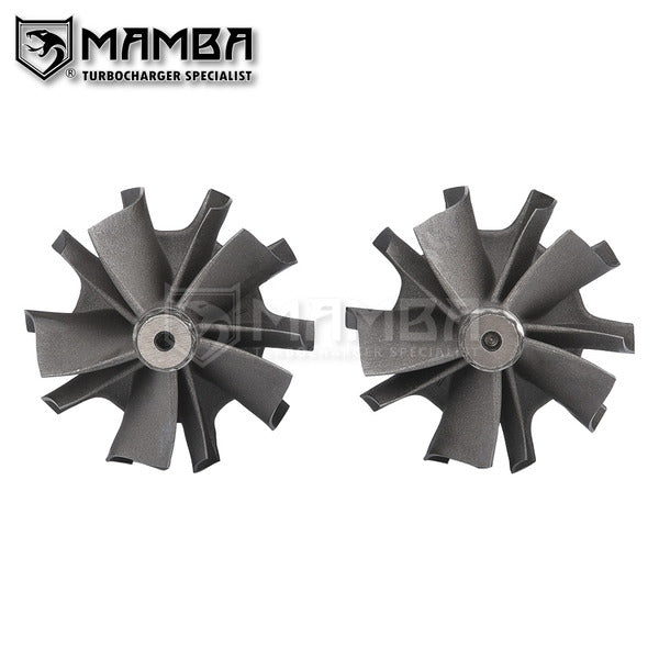 Mamba Pair D5 Turbine Wheel Fits BMW M5/M6 S63 Garrett MGT22-4955 (49/55/+5mm)