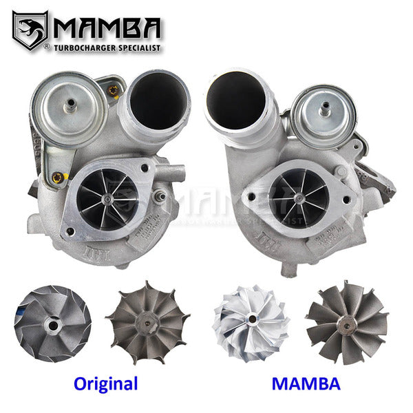 Mamba 9-7 Upgraded 19~24 Nissan GT-R R35 VR38DETT IHI RHF55 Twin Turbochargers