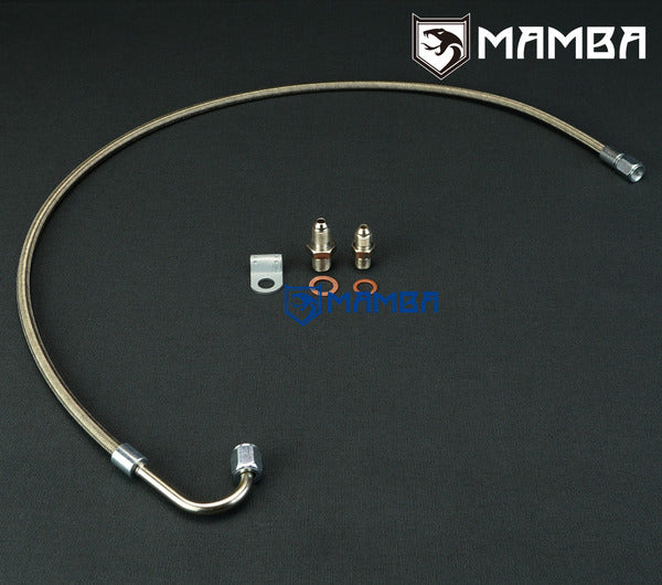 Mamba 4AN Turbocharger Oil Feed Line 05~06 VW Passat B6 2.0 TDI Garrett 758219 03G145771B
