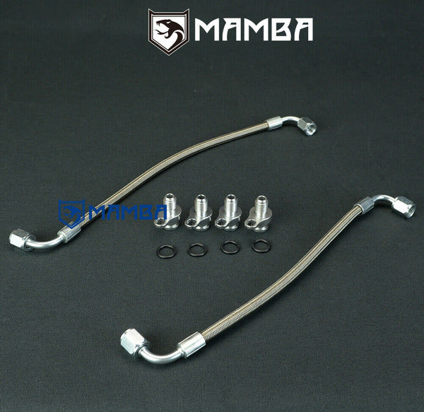 Mamba Turbocharger oil feed line BMW M3 M4 S55 S55B30 F80 F82 F83 TF035HL4W-11HE1Tf