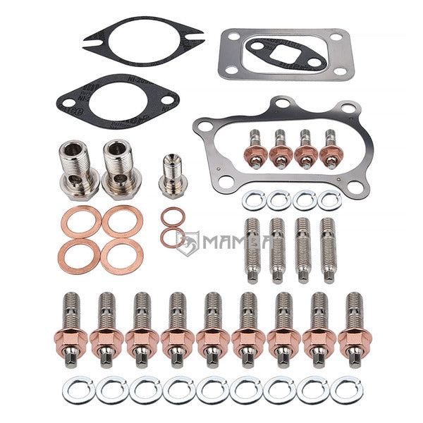 Mamba Turbocharger Install Gasket Stud Bolt Set For Nissan VQ30DET Gloria Cedric Cima Leopard