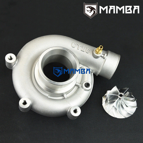 Mamba For TOYOTA CT26 7M-GTE 3S-GTE Turbocharger Compressor Housing+ (45.8/64.9) Billet Wheel
