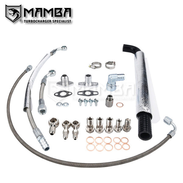 Mamba Turbocharger Oil Water Line 1.8T Transverse VW MK4 GOLF GTI Bora Beetle K03 US