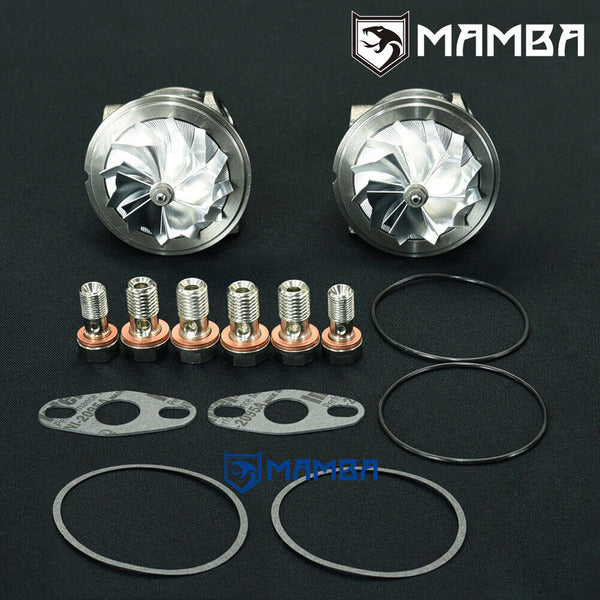 Mamba 9-6 Upgrade Mitsubishi 6A13TT Galant VR4 TD03-14T Turbocharger Cartridge CHRA