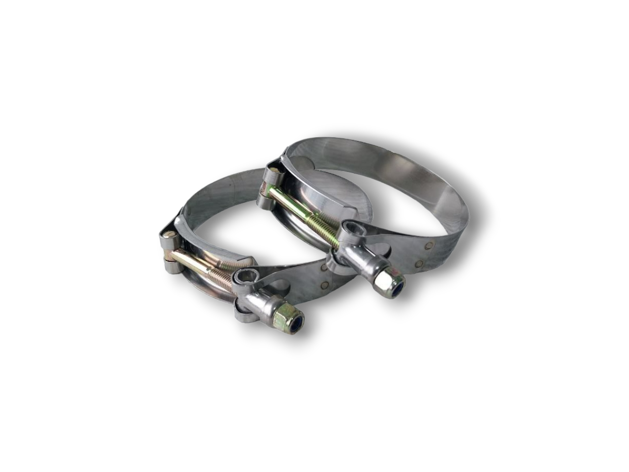 Colliers de serrage à boulon en T 2,5" 67 mm à 75 mm - Paire (x2)