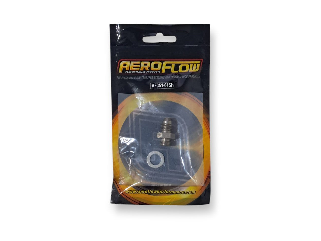 4AN to M10x1.0 Stainless Steel Fitting - AF 351-04SH